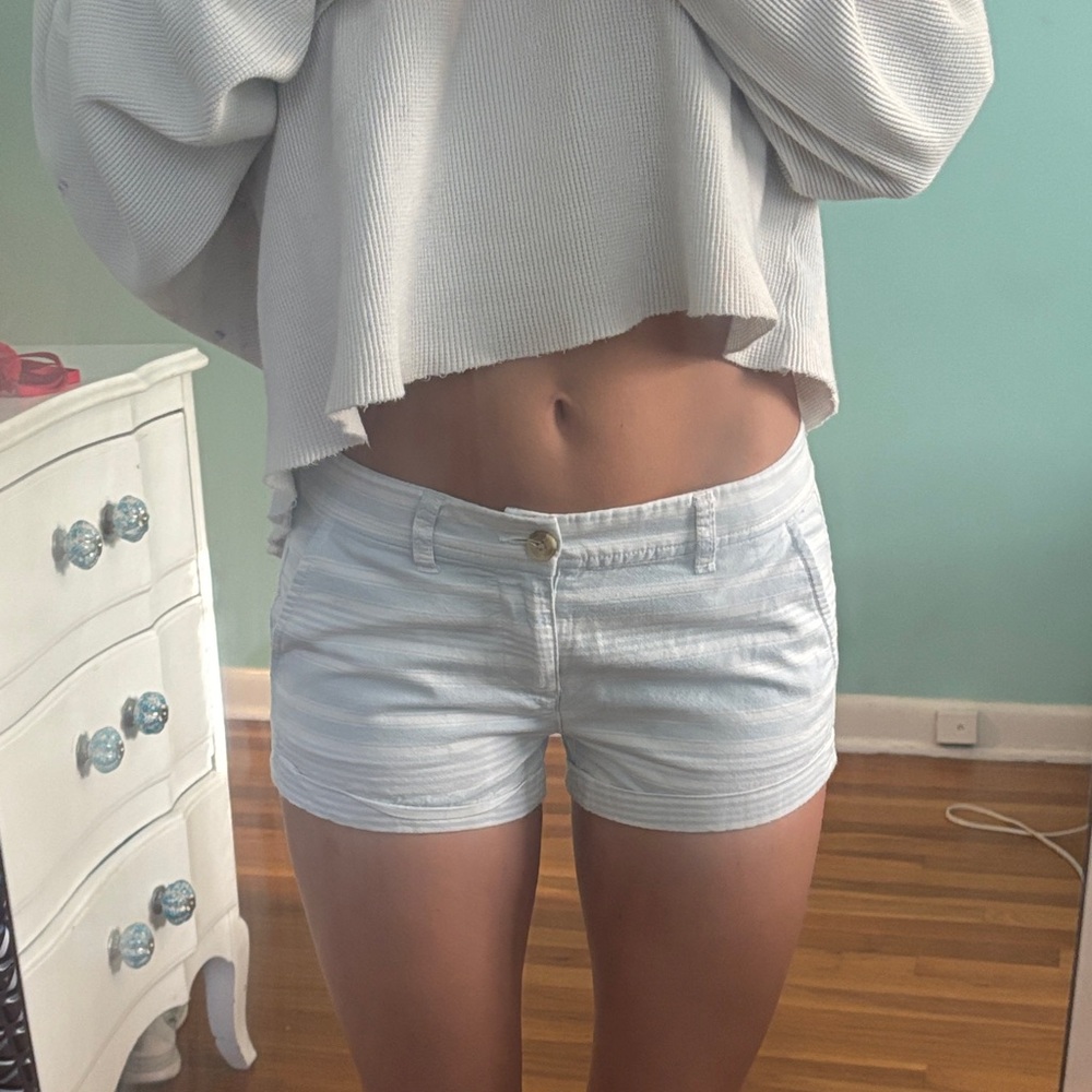 Abercrombie & Fitch Light Blue Jean Shorts
